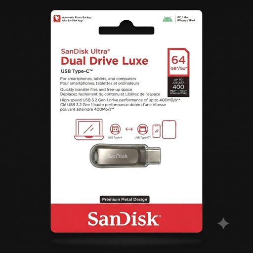فلاش سانديسك تايبسي حديد 64GB